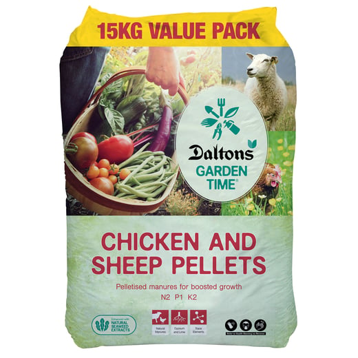 Garden Time Chicken Sheep Pellets 15kg vis flat